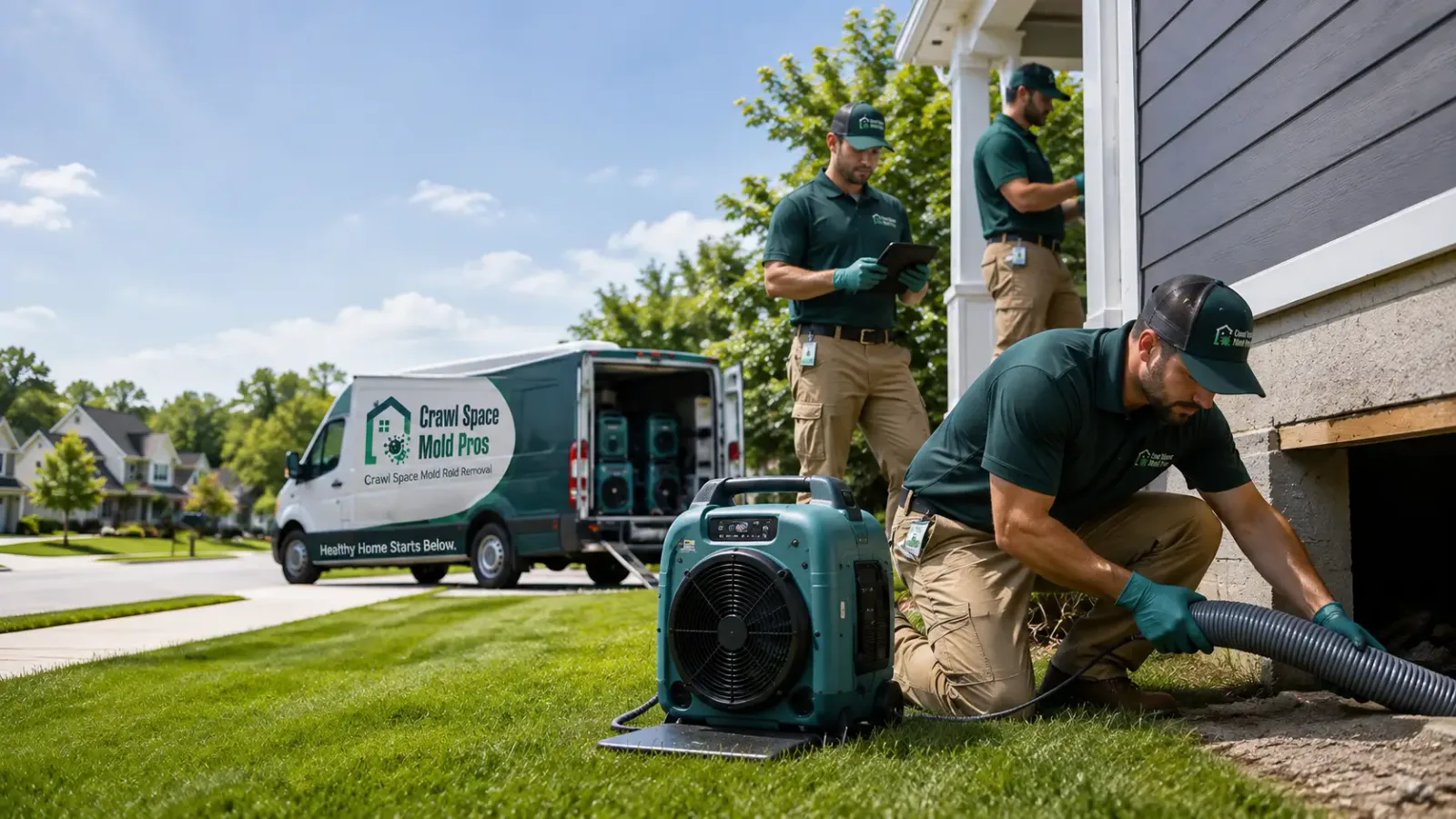 Crawl Space Mold Removal in Leamington, UT